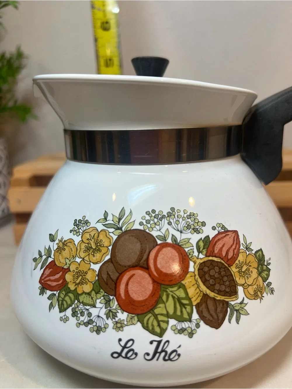 Corning Ware “Spice of Life” Vintage 6-Cup Teapot | P-104 | Collectible | EUC